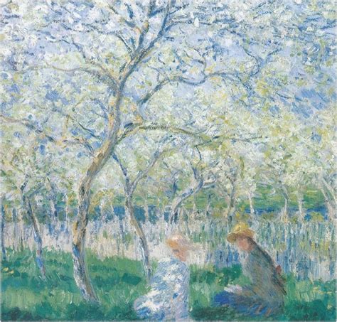 Claude Monet Spring Fruit Trees In Bloom 1873 Tuttart