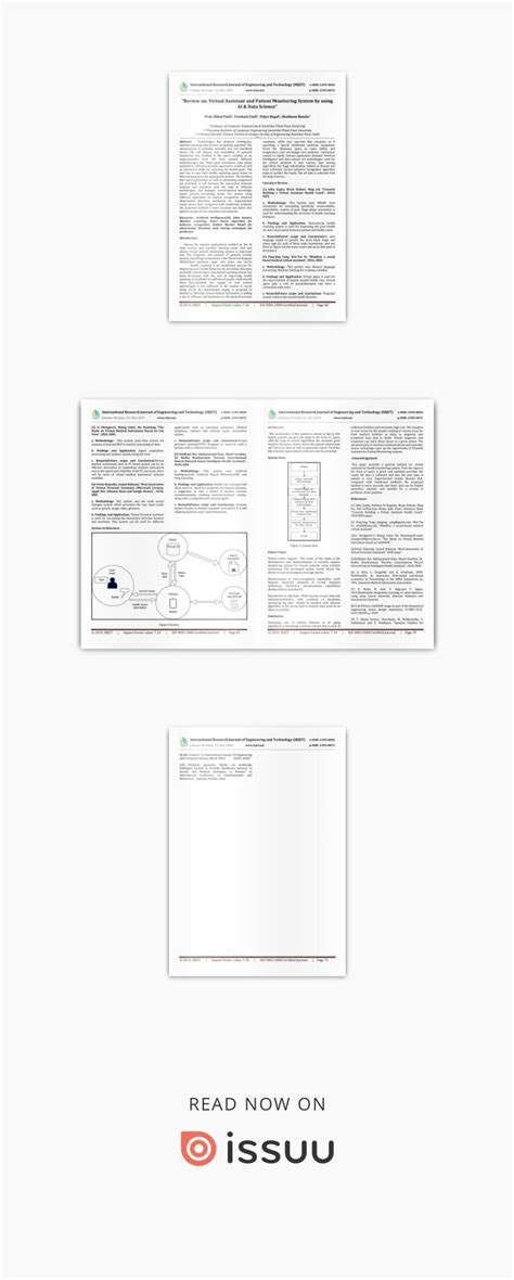 IRJET- Review on: Virtual Assistant and Patient Monitoring System by using AI & Data Science ...