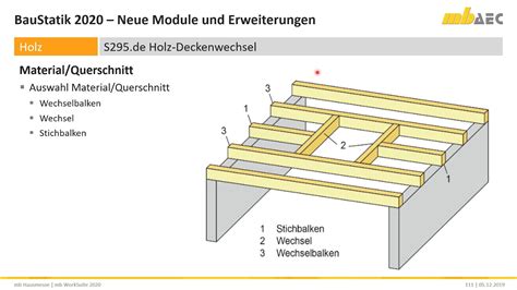 Baustatik S De Holz Deckenwechsel Youtube