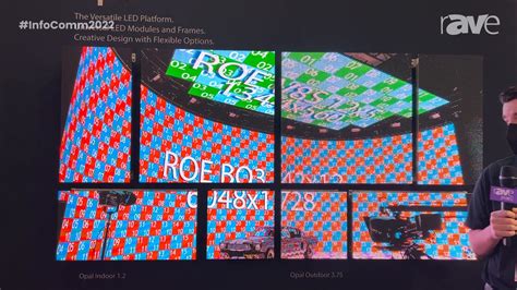 Infocomm 2022 Roe Visual Intros The Modular Opal Dvled Display In