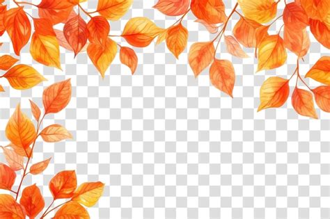 Png Autumn Leaves Backgrounds Pattern Plant Premium Ai Generated Psd