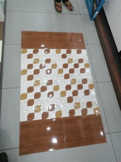 Glossy Wall Tiles 12x18 Thickness 5 10 Mm At Rs 300 Box In Agra Id