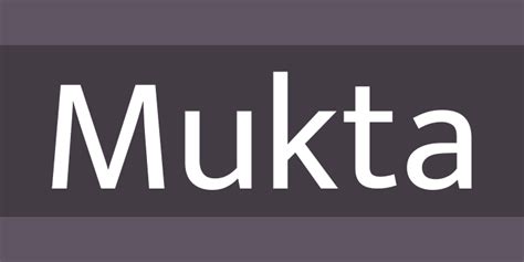 Mukta Font Free by EK Type » Font Squirrel