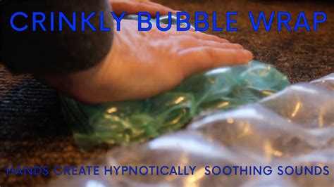 Close Up Bubble Wrap Sounds No Talking Using Sticky Hands Create