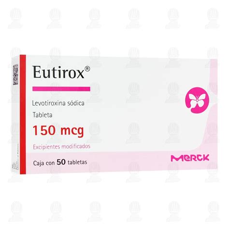 Eutirox 150mcg 50 Tabletas Smart Club