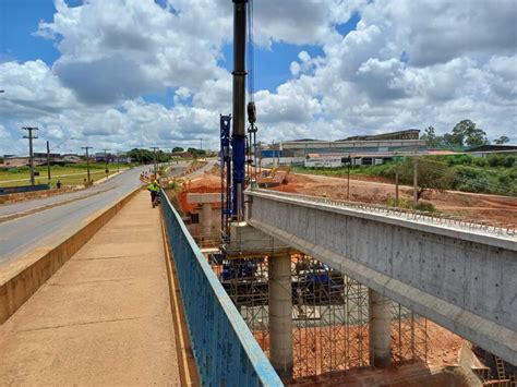 Começa Içamento Das Vigas De Concreto No Viaduto Paulo Natal