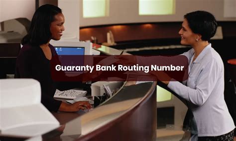 Guaranty Bank Routing Number - Wise Business Plans