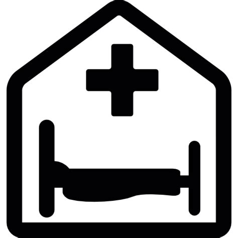 Health Center Basic Straight Filled Icon