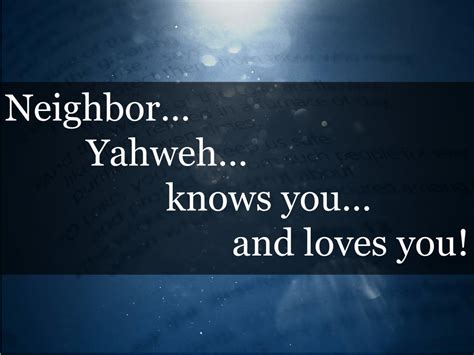 Ppt Yahweh Knows You And Loves You Powerpoint Presentation Free