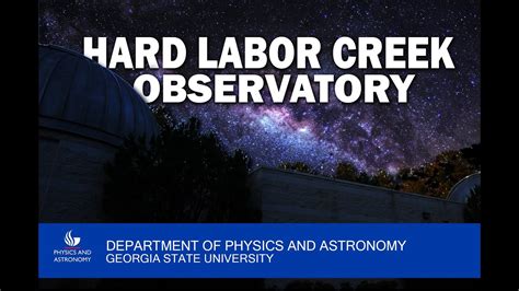 Hard Labor Creek Observatory Youtube