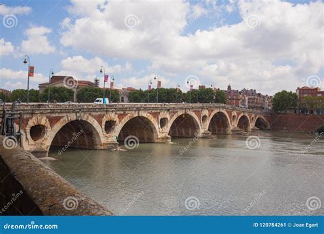 Pont Neuf Bridge Toulouse River La Garonne Editorial Photo Image Of