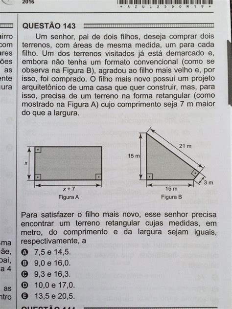 Exercícios Geometria Plana Enem - NAZAEDU