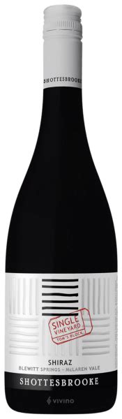 2018 Shottesbrooke Single Vineyard Shiraz Vivino US