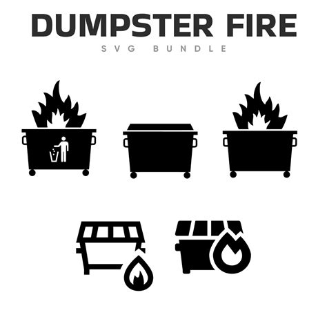 Dumpster Fire Svg Masterbundles