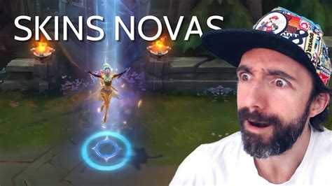 PARECE OUTRO JOGO SKINS NOVAS DO LOL SURPREENDEM COMUNIDADE