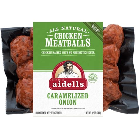 Aidells Caramelized Onion Chicken Meatballs Oz Delivery Or Pickup