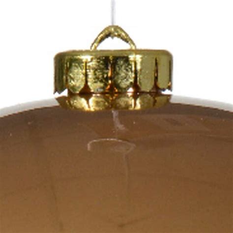 Decoris Xl Shatterproof Bauble In Ginger Brown