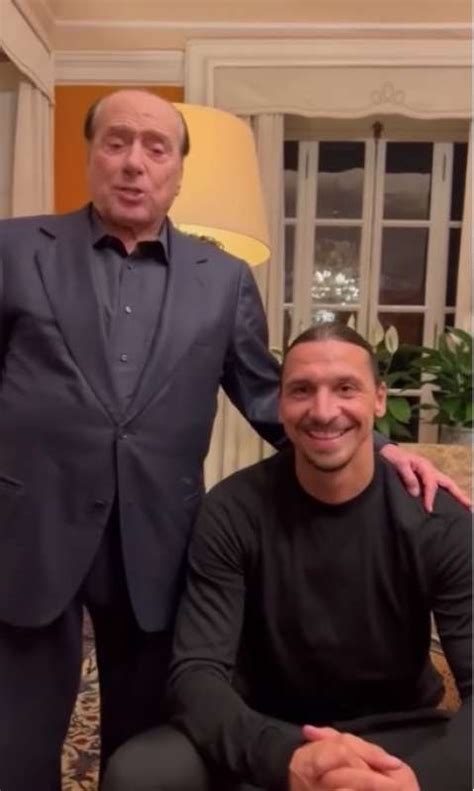 Zlatan Ibrahimovic Silvio Berlusconi Dago Fotogallery