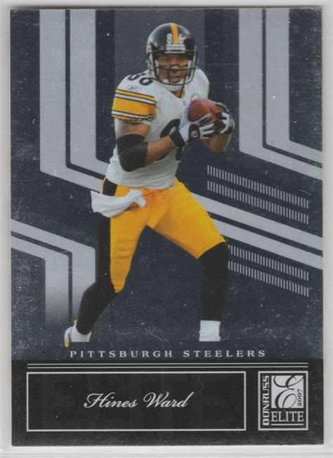 Donruss Elite Hines Ward Pittsburgh Steelers Georgia Ebay