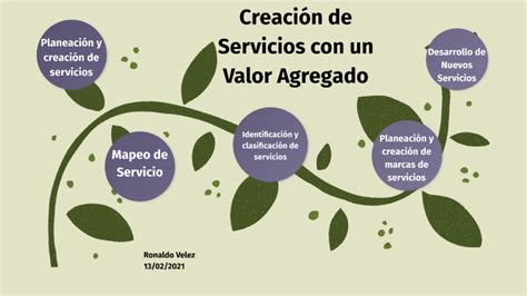 Creación De Servicios Con Valor Agregado By Ronaldo Velez