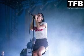 Jehnny Beth Sexy Seen Flaunting Her Hot Figure On Stage At The All Points East Festival In