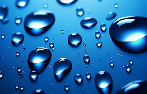 Blue And Dark Waterdrop Backgrounds Wallpaper, Water, Droplets ...