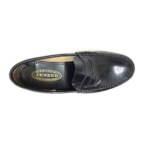 Zapato Castellano Hombre Jenker 1910 Piel Florenti Negro Suela Cuero