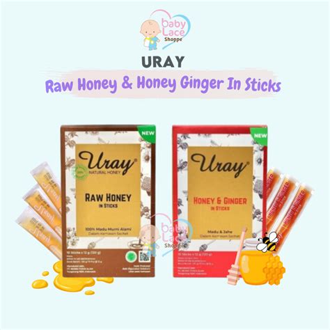 Jual Madu Uray Stick Raw Honey Madu Hutan Original Dan Ginger Jahe