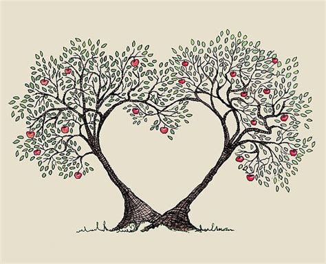 Love Trees Poster By Vian Giving Tree Tattoos Tree Tattoo Tree