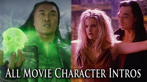 All Shang Tsung Intro Dialogue With Characters From The Movie