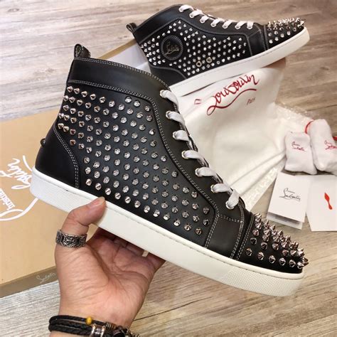 Cheap Christian Louboutin High Top Sneakers For Men 233117129 Fb233117 Designer