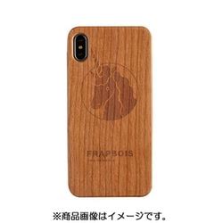 ヨドバシ FRAPBOIS フラボア AB 0977 IPXM BRWN WOODケース iPhone XS Max用 A