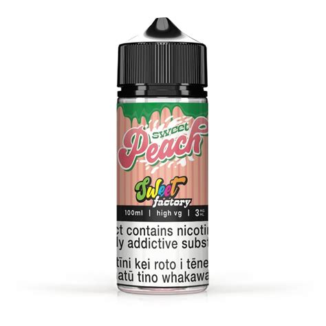 Buy Sweet Factory Sweet Peach Vape Juice Vape Juice Nzvapor Vape Shop