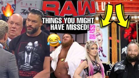 Things You Might Have Missed Wwe Raw Bray Wyatt And Alexa Bliss