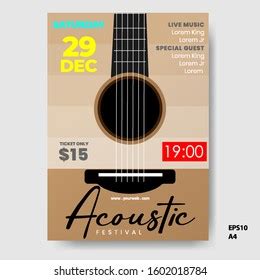 Classic Music Festival Vector Ticket Design Vector De Stock Libre De