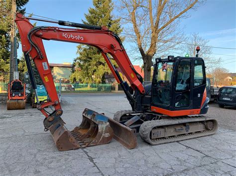 Kubota KX080 4 2021 tylko 1300 mtg 3 łyżki koparka 8 ton 249000 zł