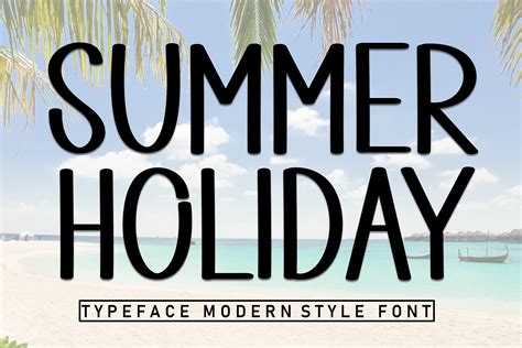 Summer Holiday Font By William Jhordy · Creative Fabrica