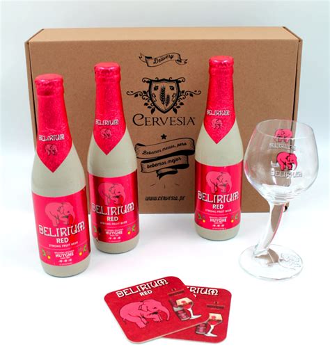 Giftpack Descubre Delirium Red 3x330ml Copa Cervesia