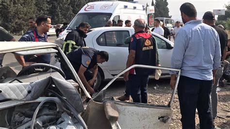 Hatay da feci kaza 1 ölü 6 yaralı Son Dakika Haberleri