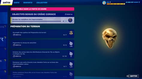 Dérober les médaillons des imperturbables dans Fortnite comment