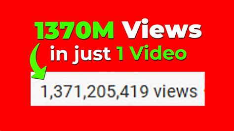 Secret To 1370 Million Views On Youtube Earn Lakhs Youtube