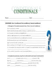 CONDITIONALS EXERCISES ESL Worksheet By Lahm