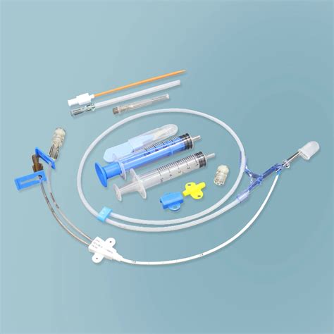 Disposable Medical Pu Single Double Triple Lumen Cvc Kit Central Venous