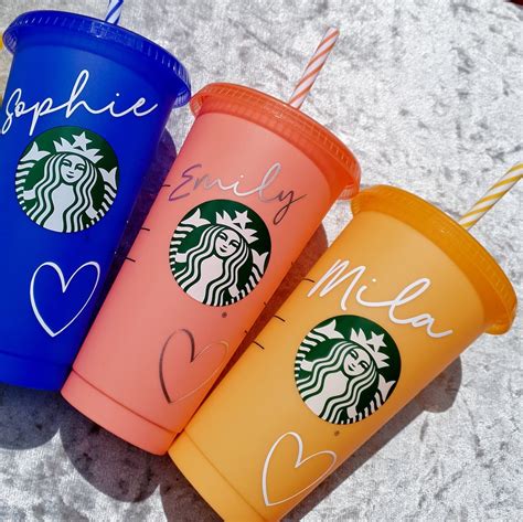 starbucks cold cup personnalisé Gobelet réutilisable avec Etsy