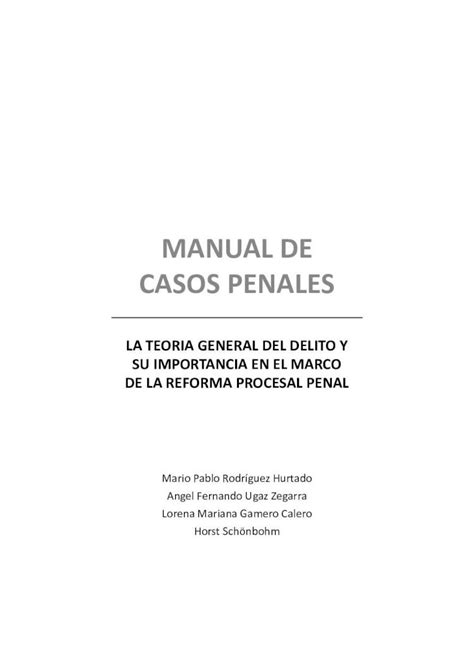 PDF Manual De Casos Penales DOKUMEN TIPS