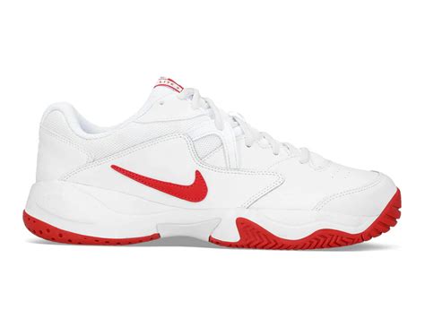 Nike Men S Court Lite 2 Tennis Shoes White University Red Catch Co Nz