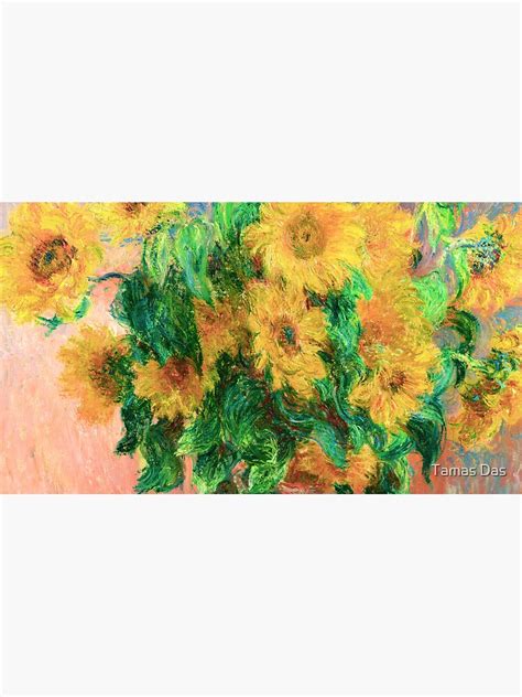 Gorra Ramo De Girasoles Pintura De Claude Monet Impresionismo