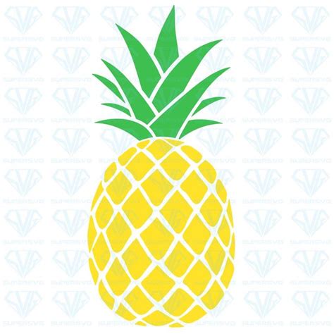 Pineapple Svg Files For Silhouette Files For Cricut Svg Dxf Eps Png