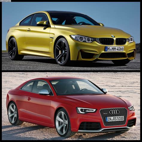 Photo Comparison Bmw M4 Vs Audi Rs5