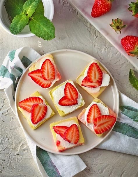 Fresh And Sweet Strawberry Tea Sandwiches Recipe Julie Ann Art